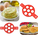 Antihaft-Pfanne für Pfannkuchen mit mehreren Fächern, 38 cm