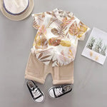 Sommer Outfit für Babys – 2-teiliges Set mit Oberteil und Shorts