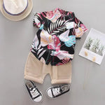 Sommer Outfit für Babys – 2-teiliges Set mit Oberteil und Shorts