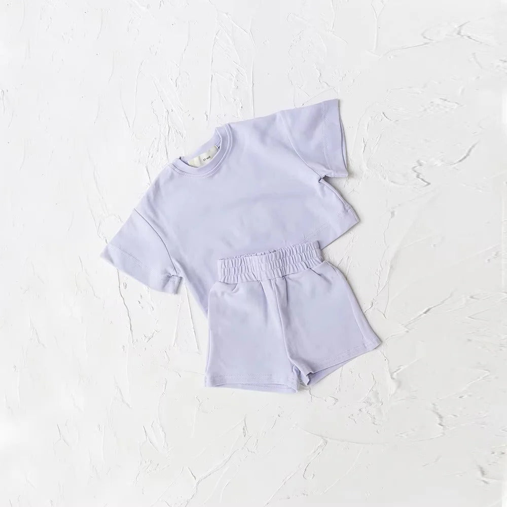 Sommeroutfit für Kinder – 2-teiliges Set mit T-Shirt und Shorts