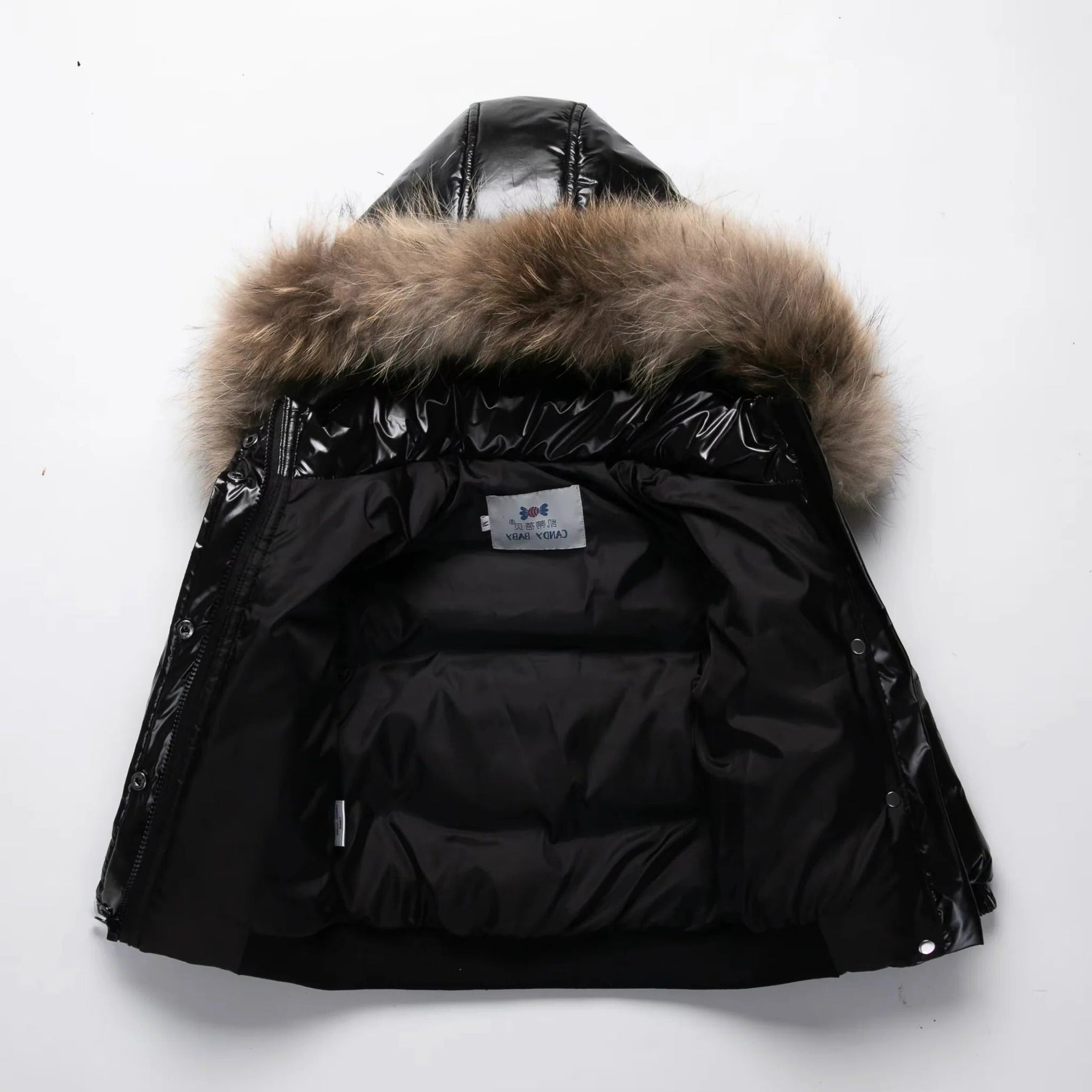 Wasserdichter Winterparka für Kinder – Komfortabler Daunenmantel mit Fellkapuze
