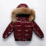 Wasserdichter Winterparka für Kinder – Komfortabler Daunenmantel mit Fellkapuze