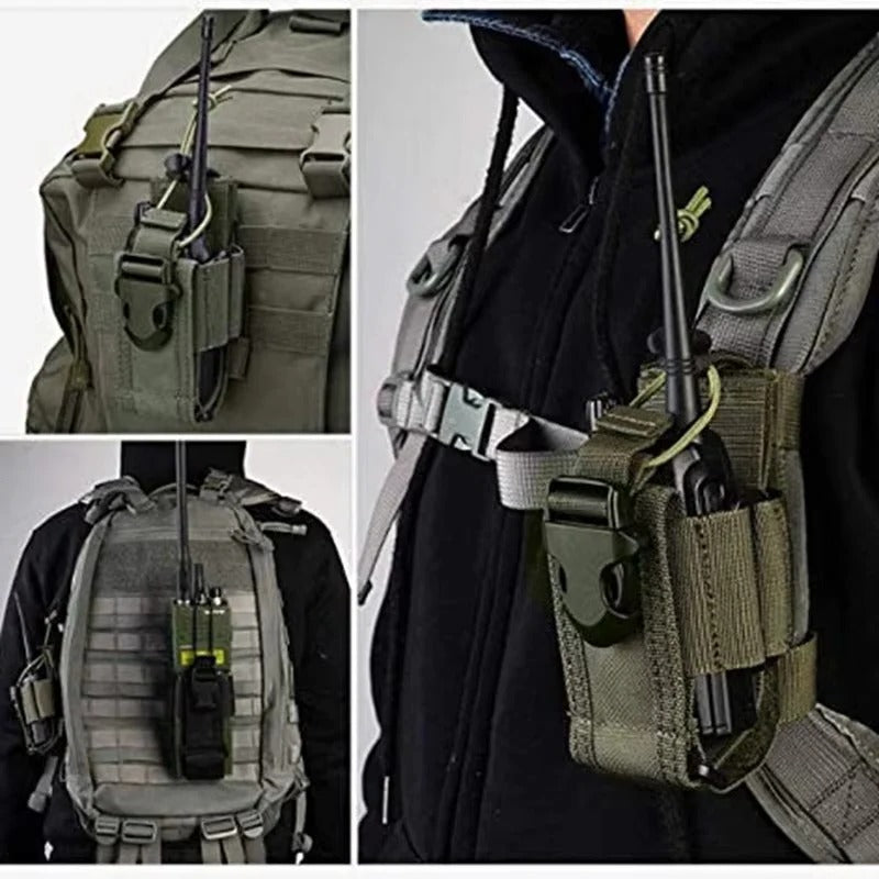Robuster taktischer Halter für Funkgeräte – Ideal für unterwegs