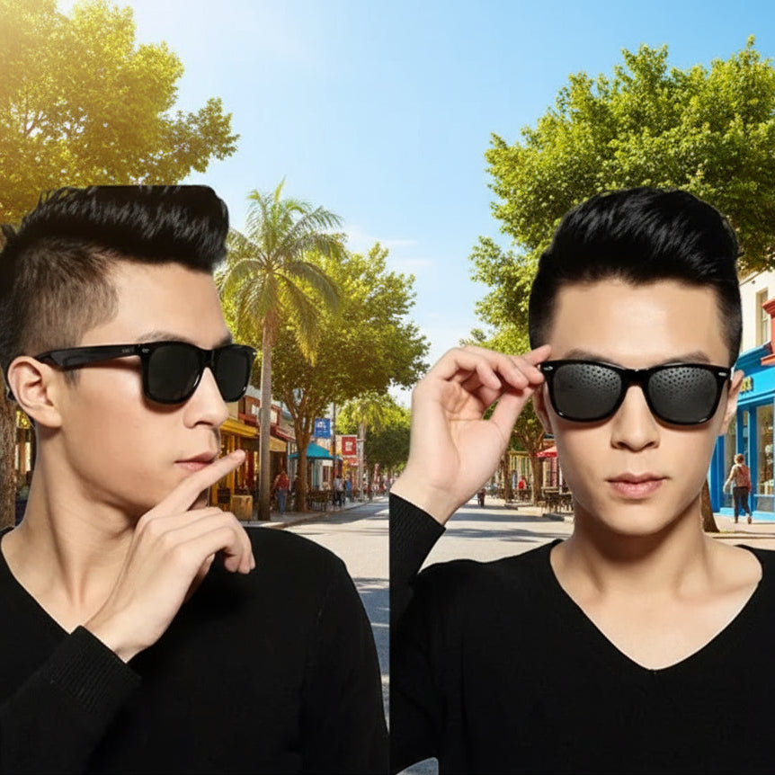 Entspannungsbrille zur Augenentspannung und Sehübungen