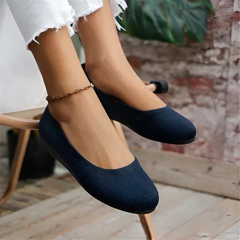 Bequeme Damen Slip-On Schuhe mit Unterstützung für den Fußbogen