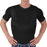 Unisex Kompressionsshirt mit versteckten Taschen für den täglichen Gebrauch