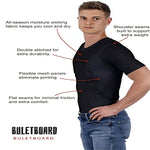 Unisex Kompressionsshirt mit versteckten Taschen für den täglichen Gebrauch