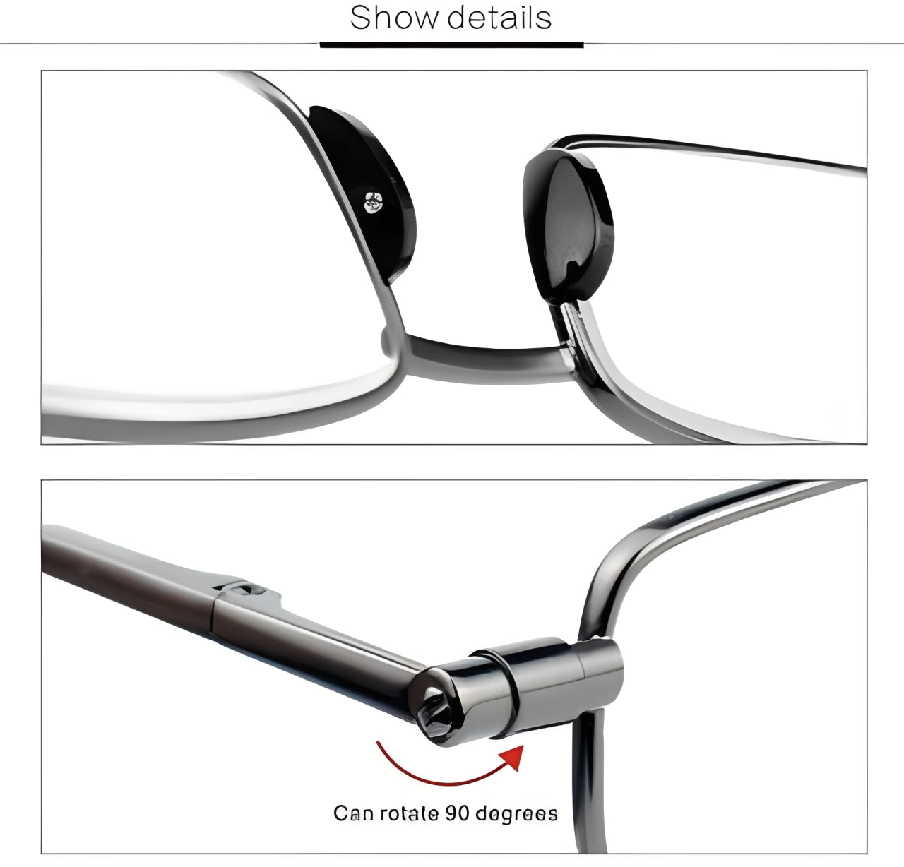 Ultraleichte Faltbrille im kompakten Design