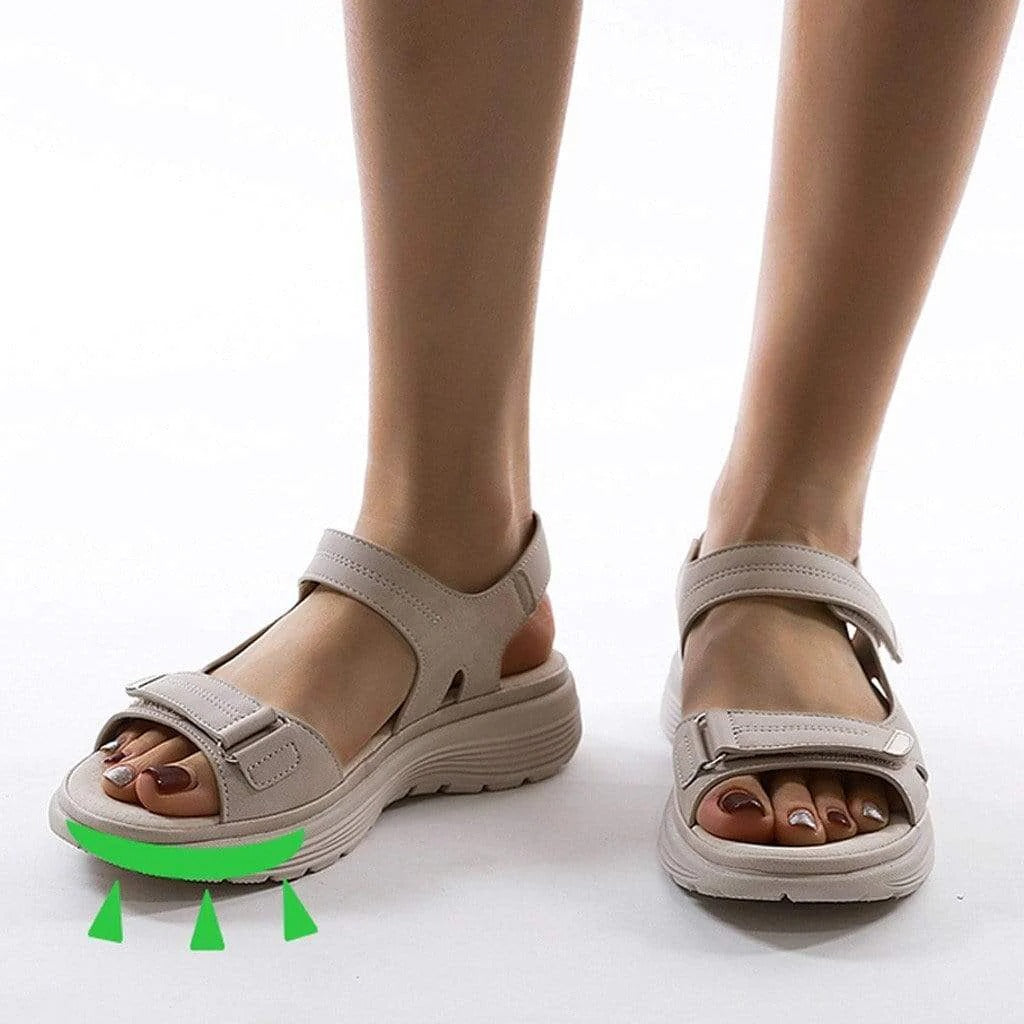 Bequeme Orthopädische Sandalen für Damen mit Fußgewölbeunterstützung