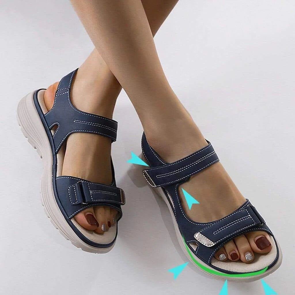 Bequeme Orthopädische Sandalen für Damen mit Fußgewölbeunterstützung