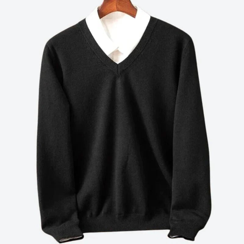 Eleganter Cashmere Pullover für Herren – Stil und Komfort vereint