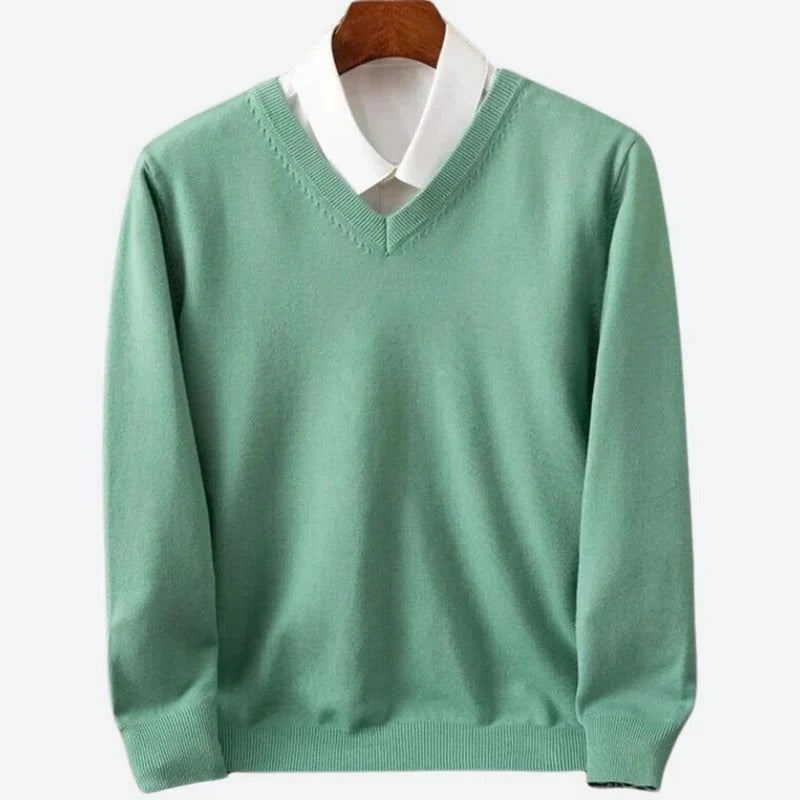 Eleganter Cashmere Pullover für Herren – Stil und Komfort vereint