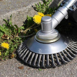 Robuste Kohlenstoffstahl-Unkrautbürste für Rasen und Wege