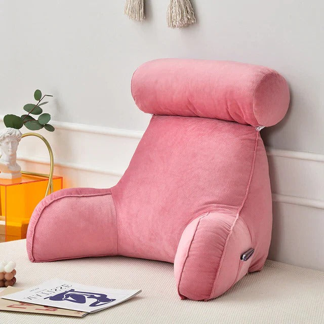 Gemütliches Lese-Kissen mit Armlehnen für Bett und Sofa