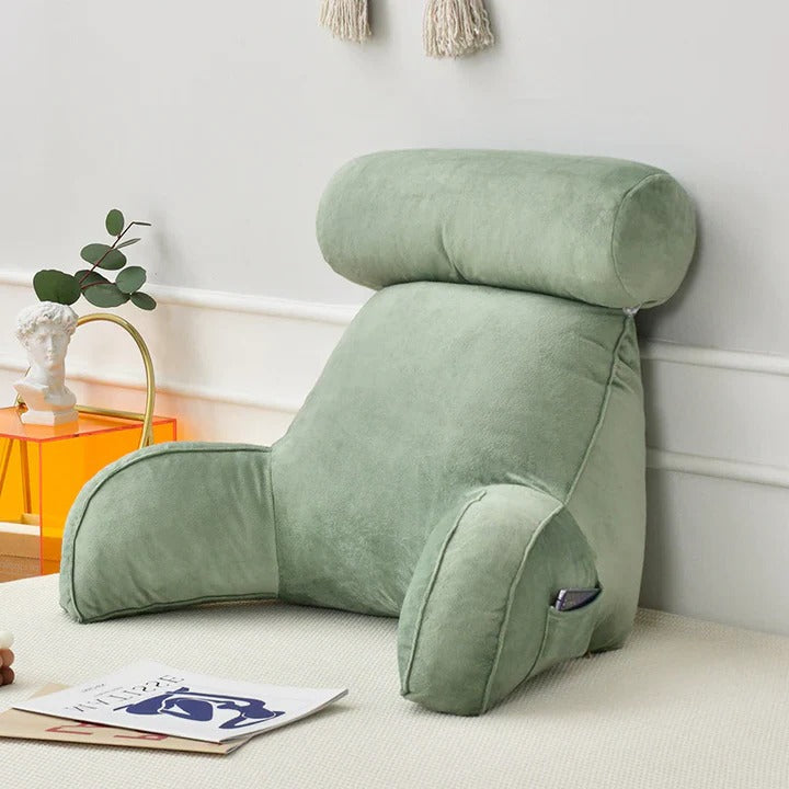 Bequeme Lesehilfe mit Armlehnen für Bett und Sofa
