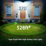 Energieeffiziente Solar-LED-Leuchte für Garten und Einfahrt