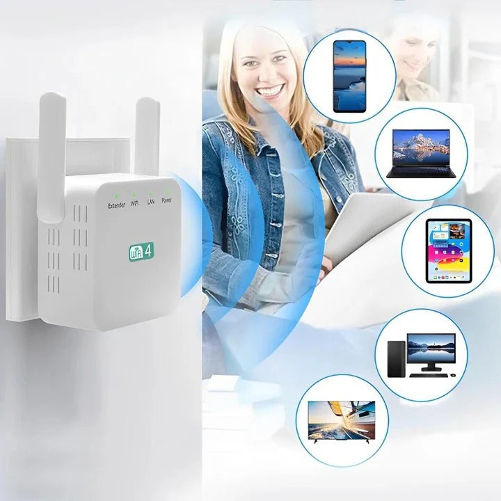 Zuverlässiger WLAN-Repeater für weite Reichweite