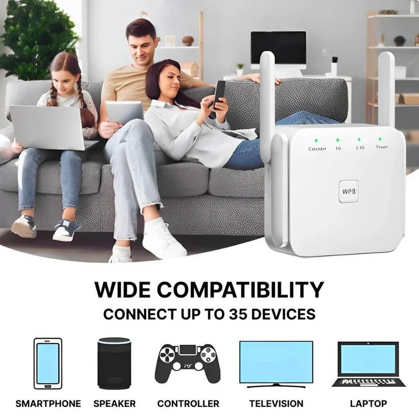 Zuverlässiger WLAN-Repeater für weite Reichweite