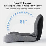 Ergonomisches Sitzkissen mit Lendenwirbelstütze für Autos und Bürostühle