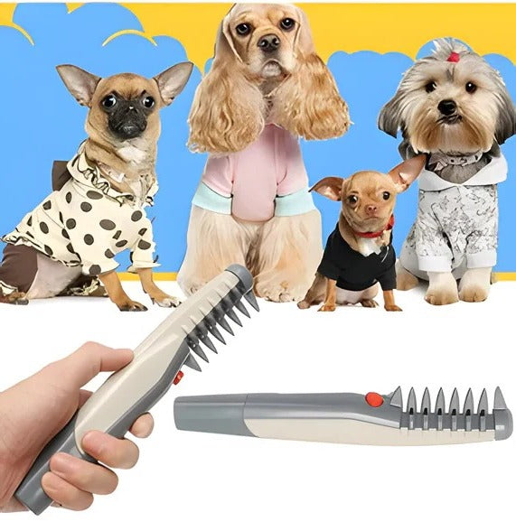 Effizienter Entwirrungs- und Pflegerake für langhaarige Hunde