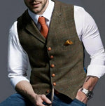 Eleganter Herrenweste im Slim Fit mit Sechs-Knopf-Verschluss