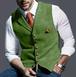 Eleganter Herrenweste im Slim Fit mit Sechs-Knopf-Verschluss
