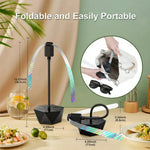 Akku-Betriebener Fliegenabwehrventilator für Picknicktische