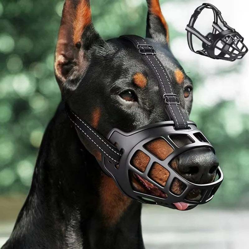 Reflektierender Maulkorb für Hunde – Verstellbar und Atmungsaktiv