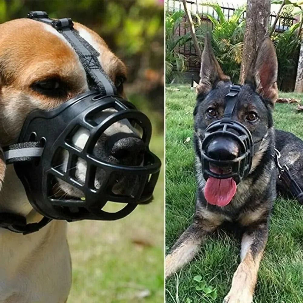 Reflektierender Maulkorb für Hunde – Verstellbar und Atmungsaktiv