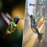 Faszinierender Kolibri-Fensterfänger aus Glas für Ihr Zuhause