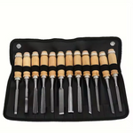 12-teiliges Set Holzmeißel für Schnitzarbeiten