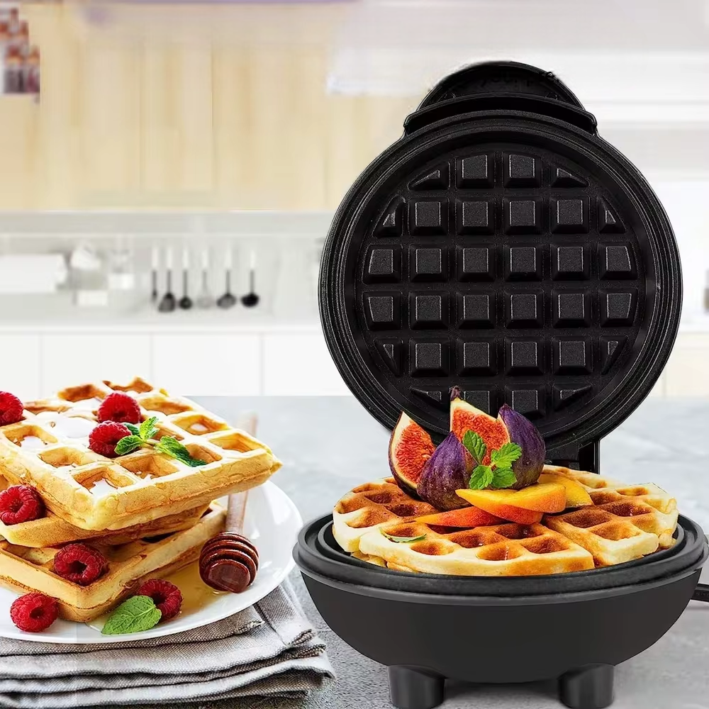 Kompakter elektrischer Waffelbereiter für kreative Snacks