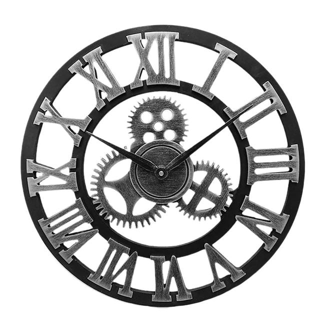 Stilvolle Wanduhr im Industrie-Design