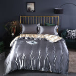 Luxurious 4-Piece Silk Bedding Set for Restful Nights
