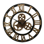 Stilvolle Wanduhr im Industrie-Design