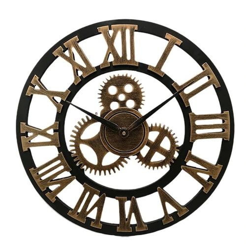 Stilvolle Wanduhr im Industrie-Design