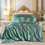 Luxurious 4-Piece Silk Bedding Set for Restful Nights