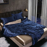 Luxurious 4-Piece Silk Bedding Set for Restful Nights