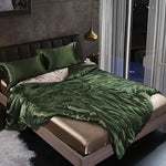 Luxurious 4-Piece Silk Bedding Set for Restful Nights