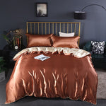 Luxurious 4-Piece Silk Bedding Set for Restful Nights
