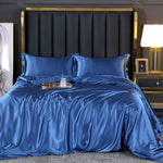 Luxurious 4-Piece Silk Bedding Set for Restful Nights
