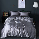 Luxurious 4-Piece Silk Bedding Set for Restful Nights