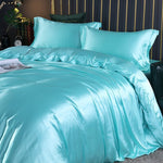 Luxurious 4-Piece Silk Bedding Set for Restful Nights