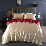 Luxurious 4-Piece Silk Bedding Set for Restful Nights
