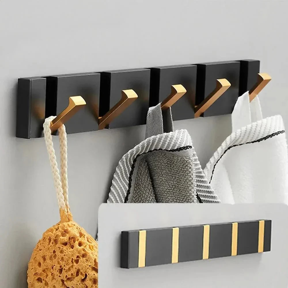 Stylish Stainless Steel Wall Hook – Foldable and Space-Saving for Your Home