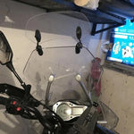 Erweiterung für Motorrad-Windschutzscheibe