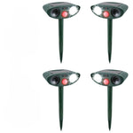 Solarbetriebener, Bewegungsaktivierter Tiervertreiber – 4er Set