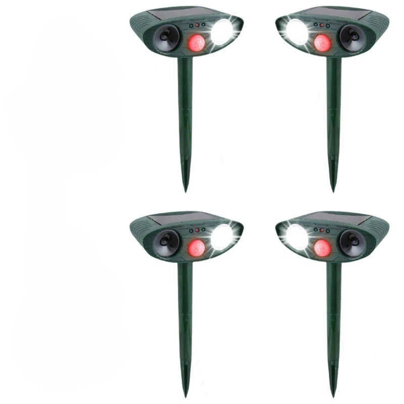 Solarbetriebener, Bewegungsaktivierter Tiervertreiber – 4er Set