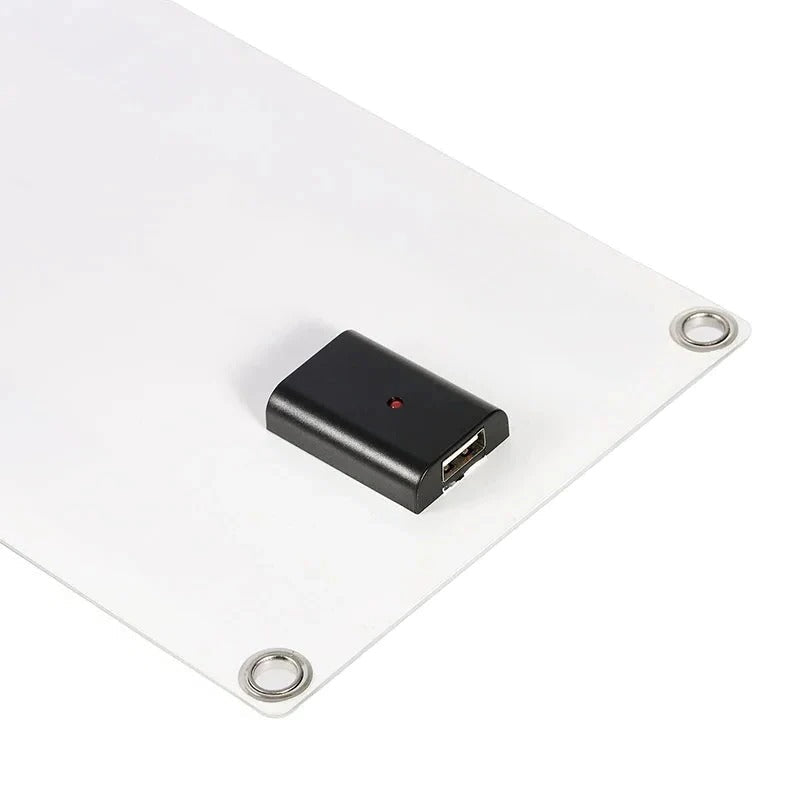 Tragbares USB-Akku mit wasserdichtem Solarpanel