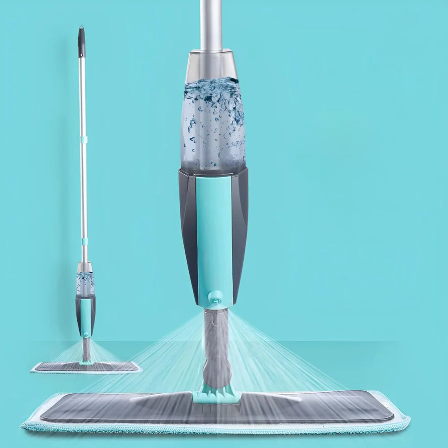 Mikrofasermopp mit Spray für Hartböden